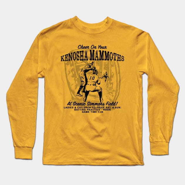 Kenosha Mammoths Long Sleeve T-Shirt by Vandalay Industries